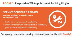 Bookly Pro Service Schedule Addon