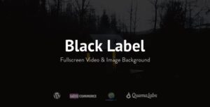 Black Label WordPress Theme
