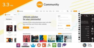 OneCommunity WordPress Theme