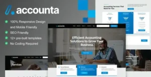 Accounta - Accounting Firm Elementor Template Kit
