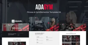 Adagym - Fitness & Gym Elementor Template Kit