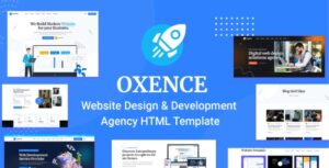 Oxence - Web Design Agency HTML Template