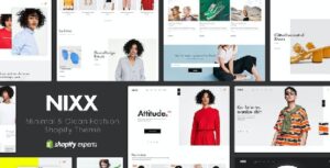 NIXX Minimal & Clean Fashion Shopify Theme