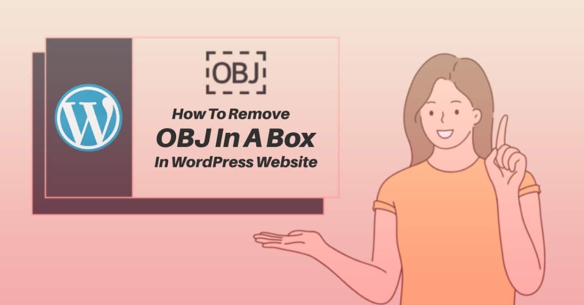 How To Remove Obj In A Box In WordPress