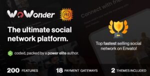 WoWonder v4.3.4 (With License Code) – The Ultimate PHP Social Network Platform